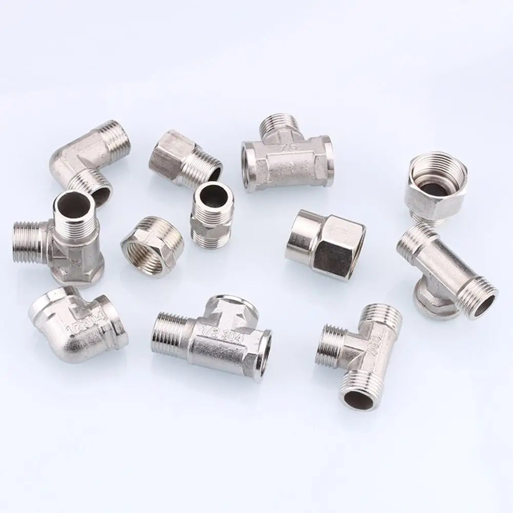 BSP Stainless Steel Elbow Tee Reducing Pipe Fitting Adapter Pipe Fitting Adapter P3