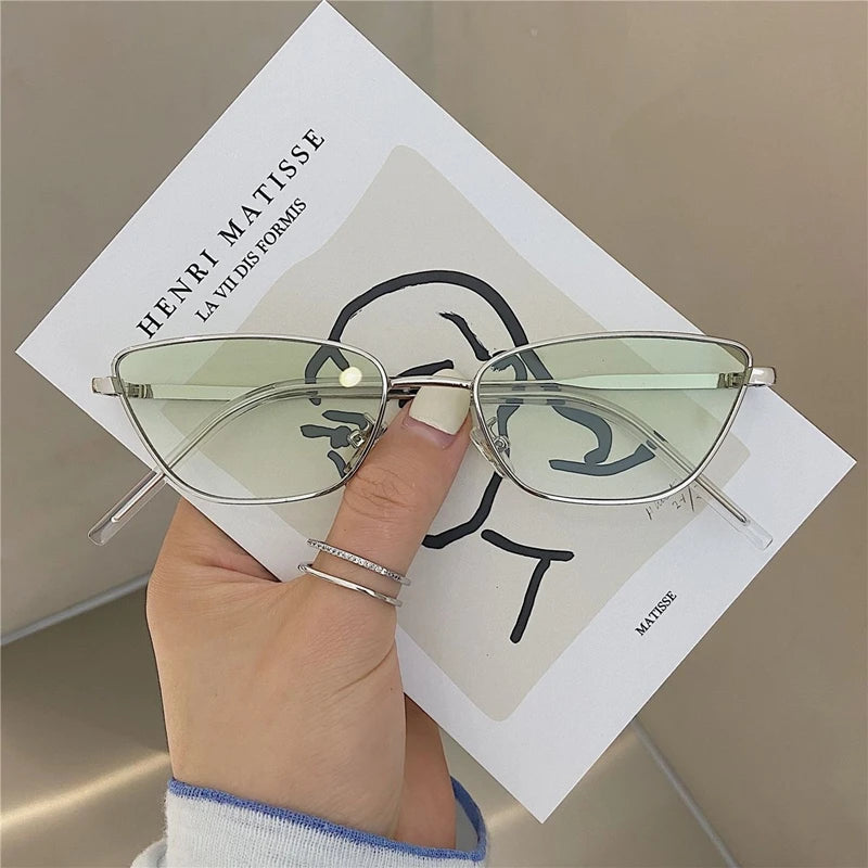 Retro Cat-Eye Sunglasses Women – UV Protection Metal Frame Cat-Eye Sunglasses P3 SG G