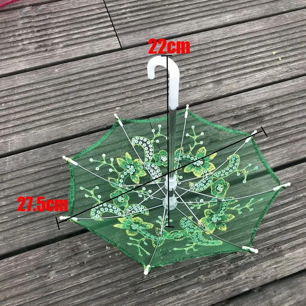 Mini Lace Umbrella for BJD Dolls – 1/6 Scale Accessory Gift Doll Accessory P3