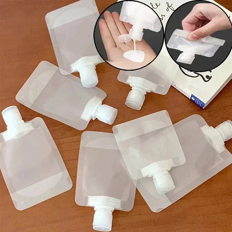 15-Pack Refillable Travel Squeeze Pouches – Shampoo & Lotion Travel Toiletry Pouches P3