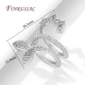 18K Gold Plated Butterfly Brass Zircon Spacer Beads | DIY Jewelry Jewelry Spacer Beads P3 Rhodium Plated 3 pcs