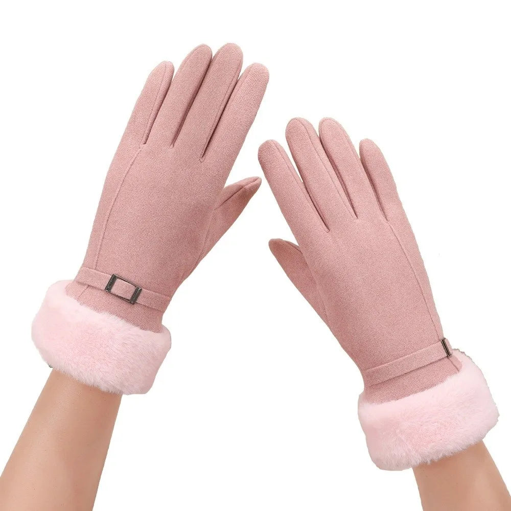 Women's Windproof Touchscreen Winter Gloves – Full Finger Warm Winter Gloves P3