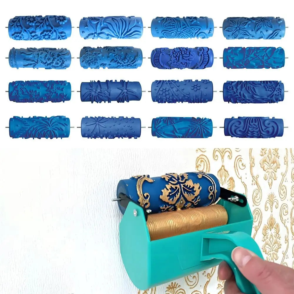 DIY Texture Grain Paint Roller – Wall Pattern Decorating Tool Decorative Paint Roller P3