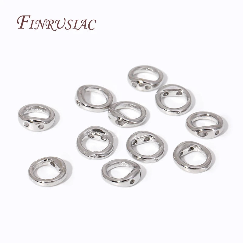 18K Gold Plated End Beads & Connecting Rings – DIY Jewelry Jewelry Findings P3