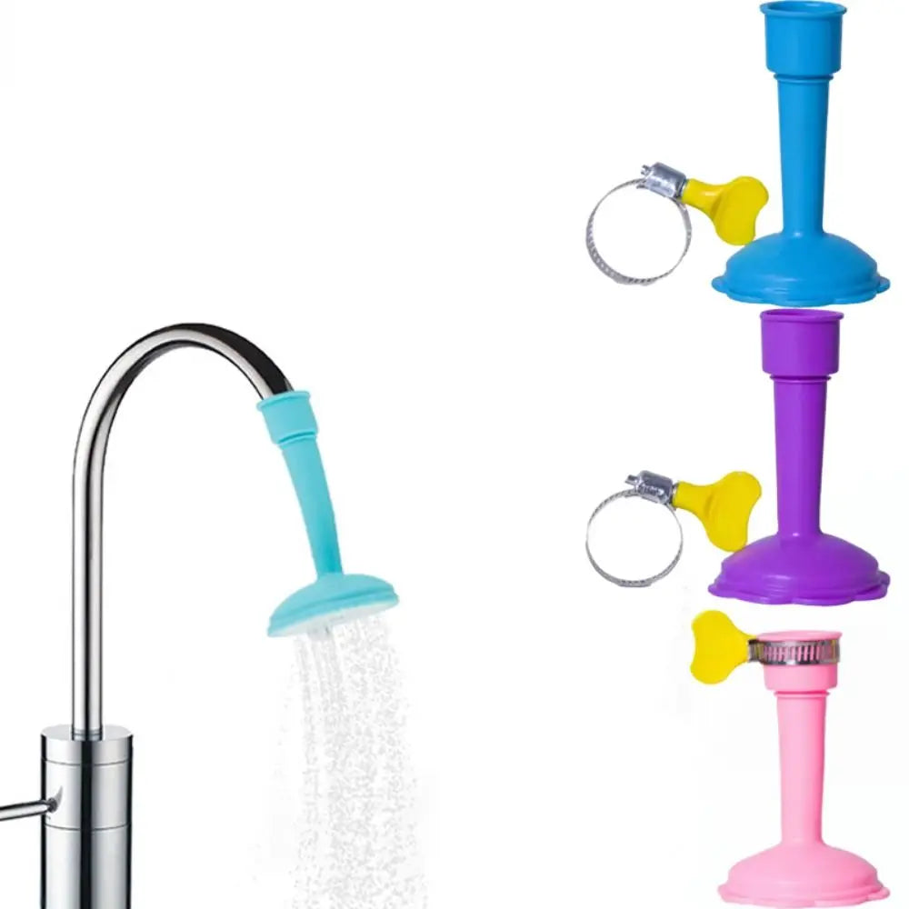 360° Rotating Silicone Faucet Sprayer & Kitchen Tap Extender Faucet Tap Extender P3