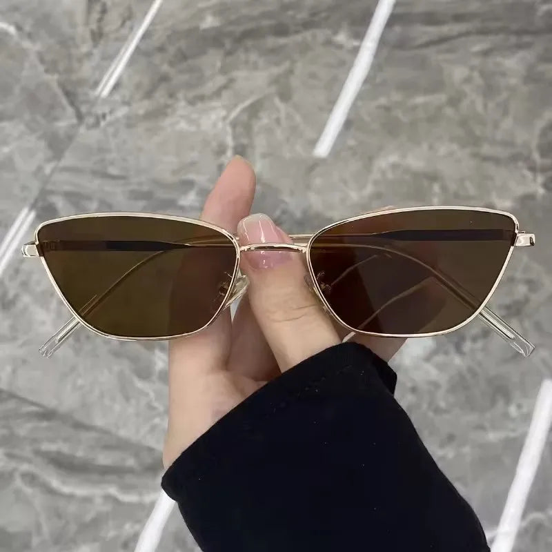 Retro Cat-Eye Sunglasses Women – UV Protection Metal Frame Cat-Eye Sunglasses P3