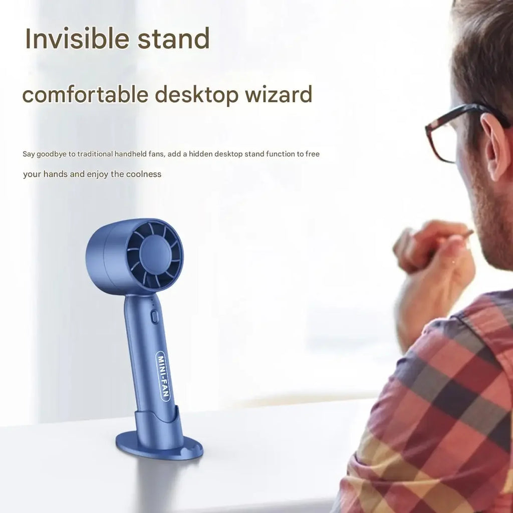 Mini 2-in-1 Handheld Desktop USB Rechargeable Portable Fan Portable Handheld Fan P3