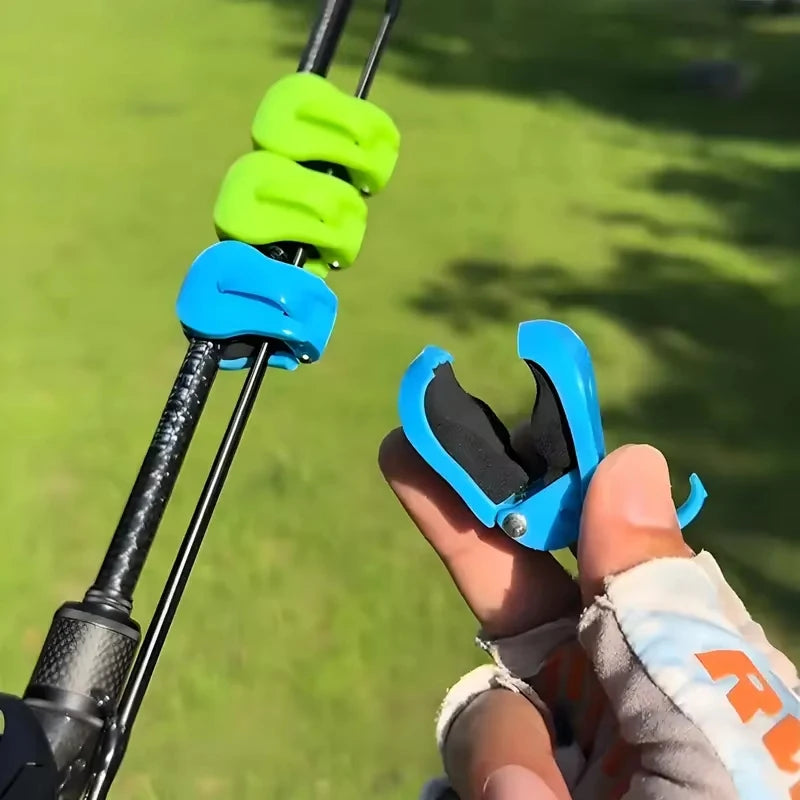 Wall-Mounted Fishing Rod Holder Clip Straps – 2-Pack Fishing Rod Holder P3