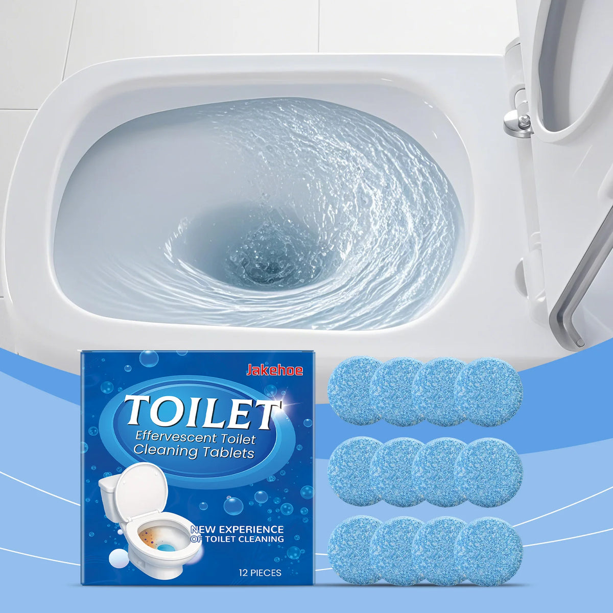 Toilet Cleaning Effervescent Tablets – Deodorize & Remove Stains Toilet Cleaning Tablets P3