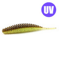 B&U 39mm 51mm Floating Worm Soft Bait – Bass Carp Lure Soft Fishing Lure P3 BROWN GREEN 8PCS-51mm-0.7g