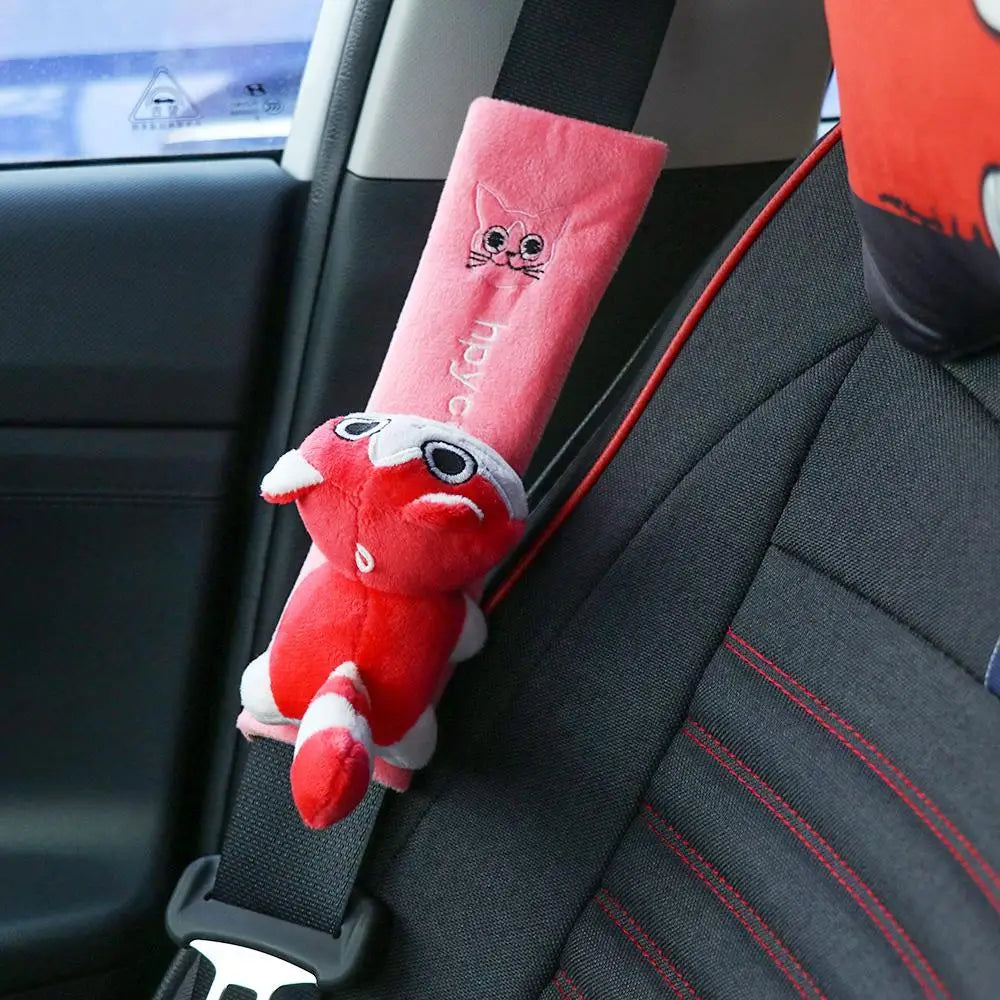 Cartoon Seat Belt Shoulder Pad Cover | Car Strap Protector Seat Belt Pad P3