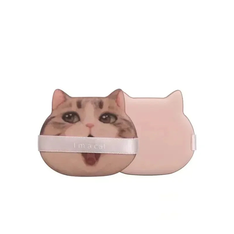 Cute Cat Air Cushion Powder Puff – Soft Makeup Sponge Makeup Sponge Puff P3 1pc-Pink Cat