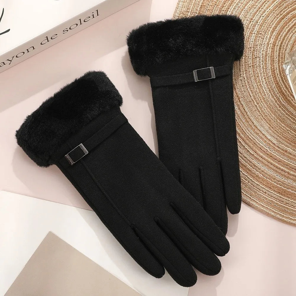 Women's Windproof Touchscreen Winter Gloves – Full Finger Warm Winter Gloves P3