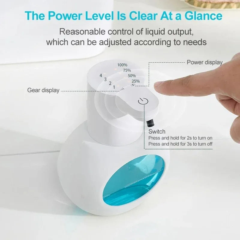 Touchless Foam Soap Dispenser – Wall Mount 400ml USB Rechargeable Foam Soap Dispenser P3