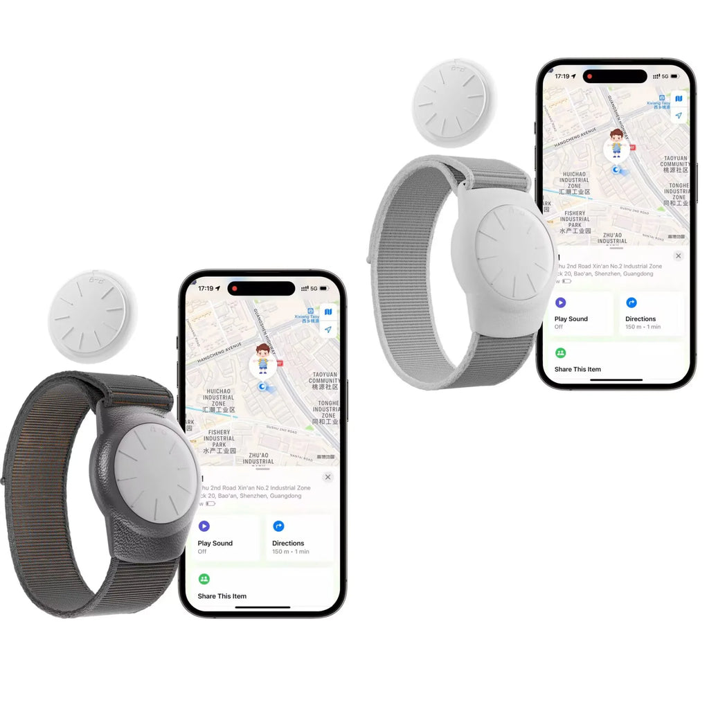 HONGTOP Kids GPS Tracker Bracelet – iOS Find My, No Subscription GPS Tracker Bracelet P3