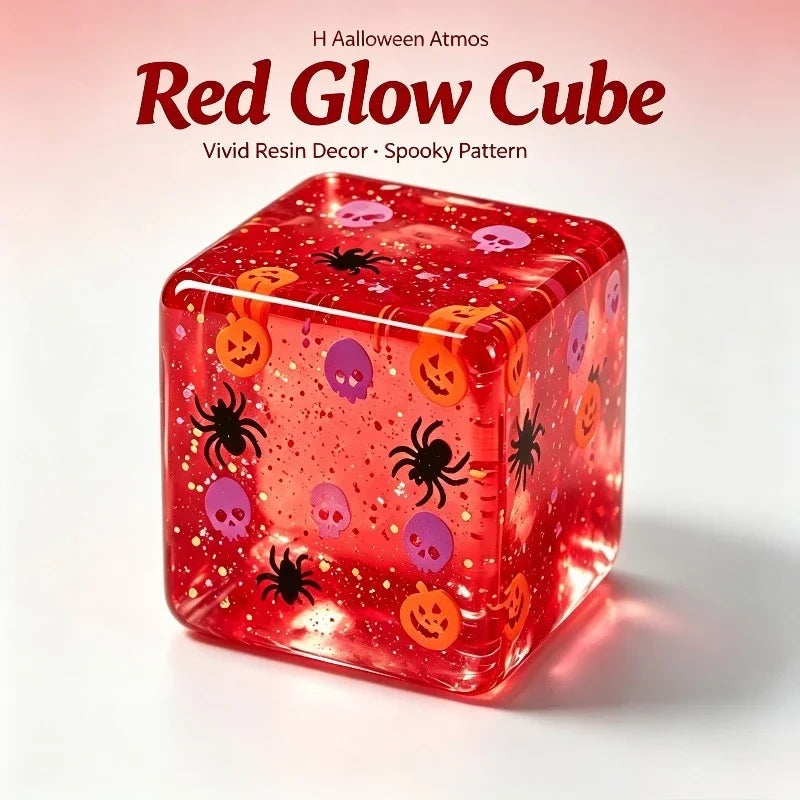 Halloween Ice Cube Squishy Toy – Pumpkin Spider Fidget Squishy Fidget Toy P3