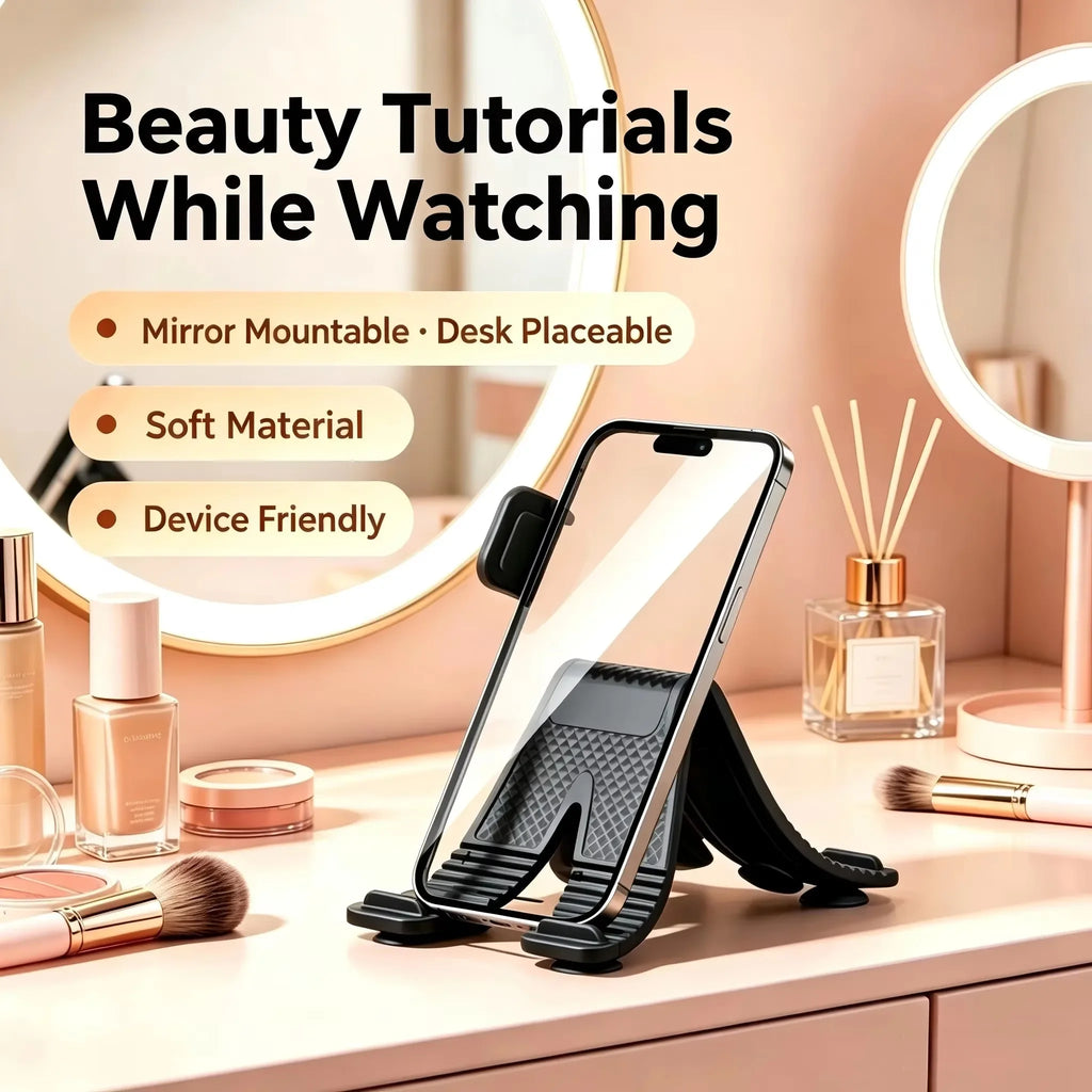 Foldable Silicone Phone Stand | Multi-Angle Desk Holder Phone Desk Stand P3