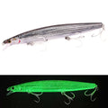 B&U Saltwater Floating Minnow Lure 163mm 33.5g – Sea Bass Bait Saltwater Fishing Lure P3 luminous 1pc-163mm-33.5g