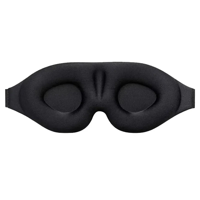 3D Sleep Eye Mask – Light Blocking, Breathable & Adjustable Sleep Eye Mask P3 Black