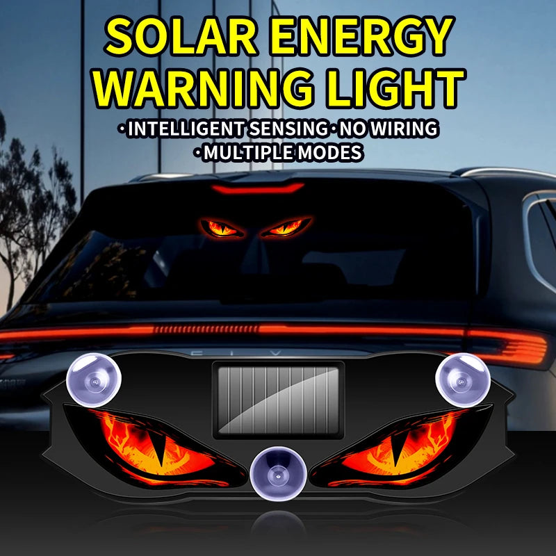 Solar Car Window LED Light | Vibration Activated Auto On/Off Car LED Light P3
