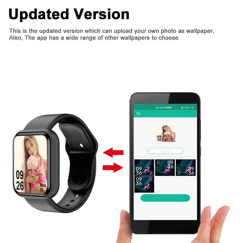 CHAONB Smartwatch – Fitness Tracker, Sleep & Music Control Fitness Smartwatch P3