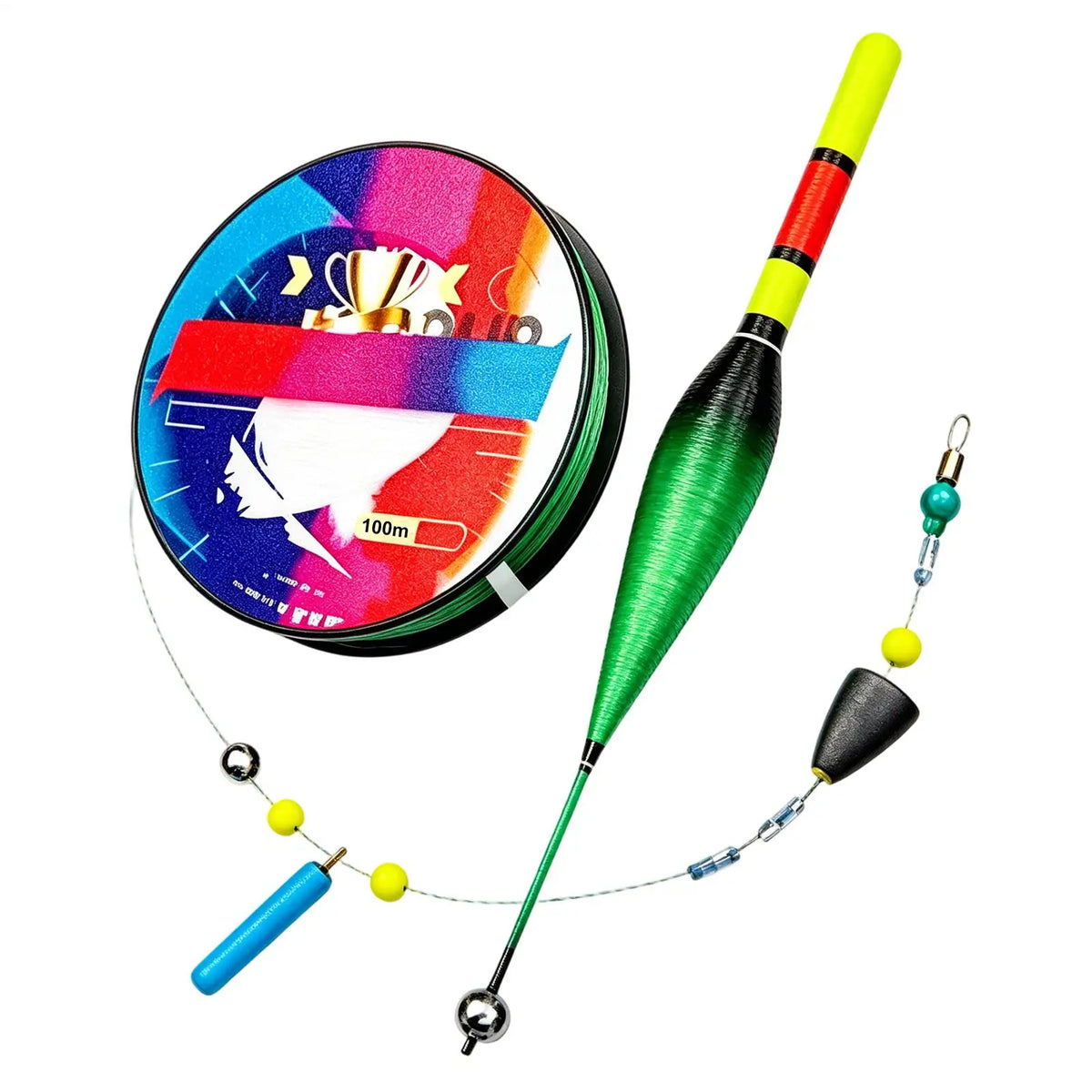 100m Automatic Bobber Fishing Line Set with Float | Nylon Bobber Fishing Line Set P3