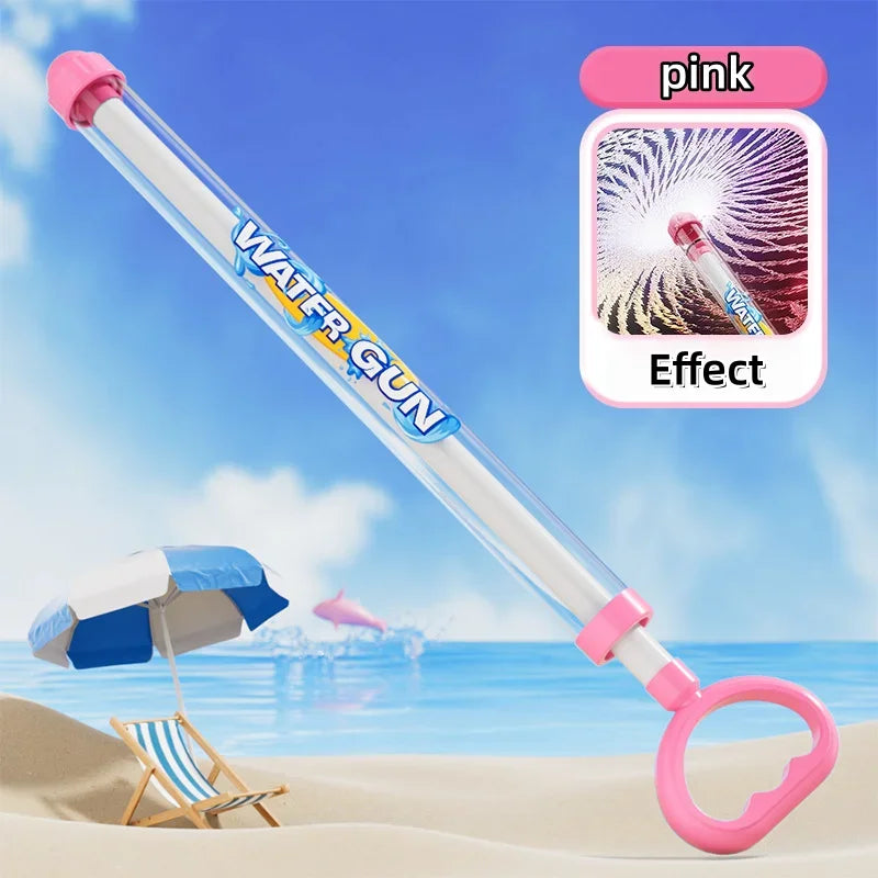 Firework Mist Water Gun – Pull-Out Squirt Toy for Kids Water Squirt Toy P3 1PC Pink