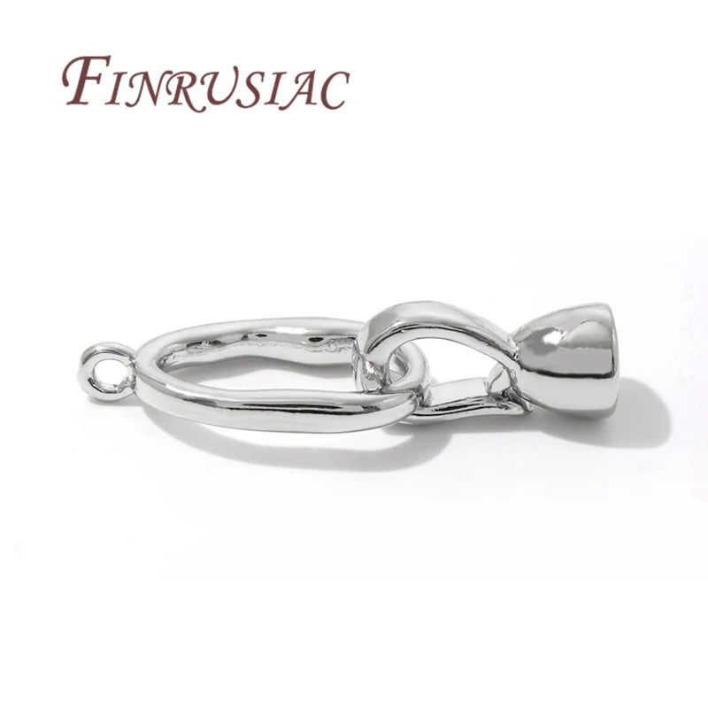 Rhodium Plated Jewelry Clasps – Bracelet & Necklace Connectors Jewelry Clasp Findings P3