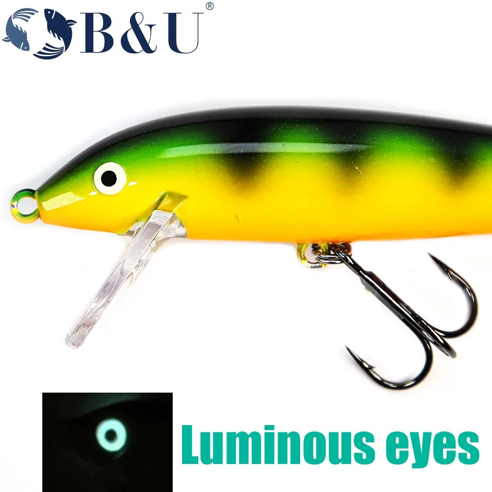 B&U Silence Sinking Minnow Jerkbait – Hard Bait Sea Bass Lure Sinking Minnow Lure P3