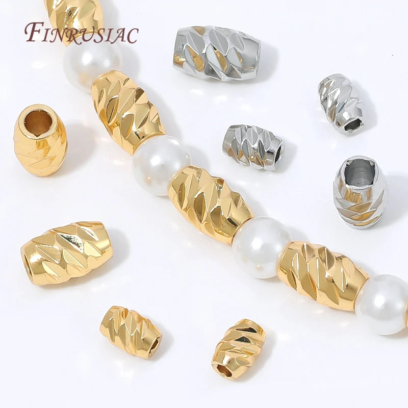 18K Gold Plated Zircon Spacer Beads – Brass DIY Jewelry Findings DIY Jewelry Beads P3