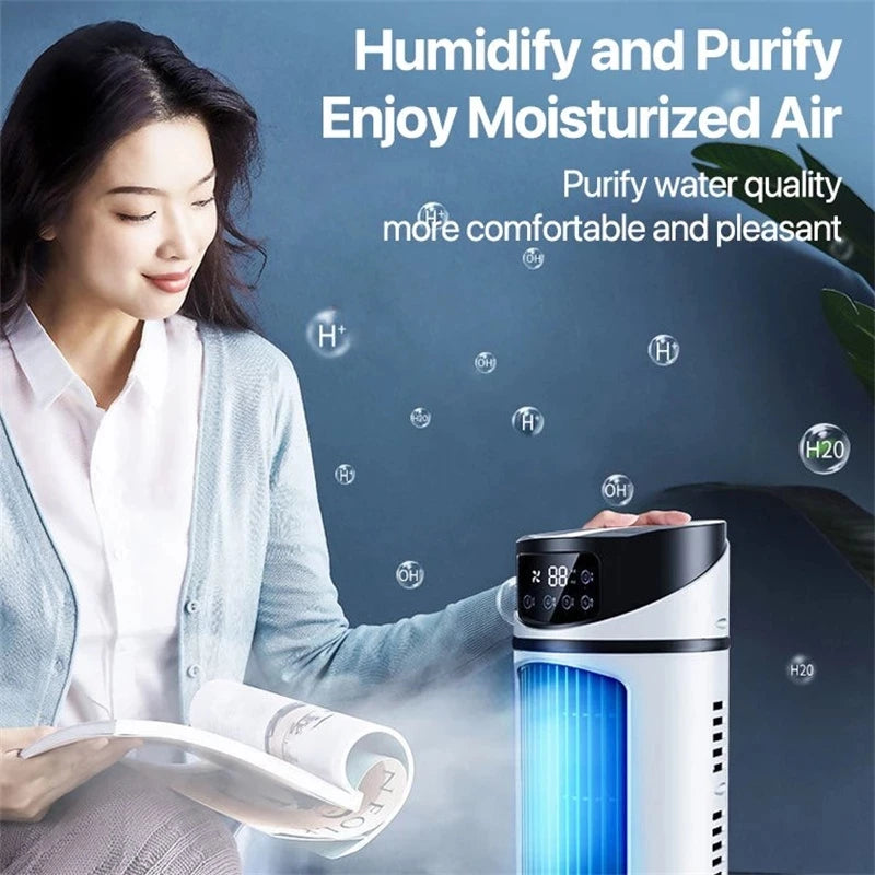 Donirt USB Mini Air Cooler Fan – 3-in-1 Cooling & Humidifier Portable Air Cooler P3