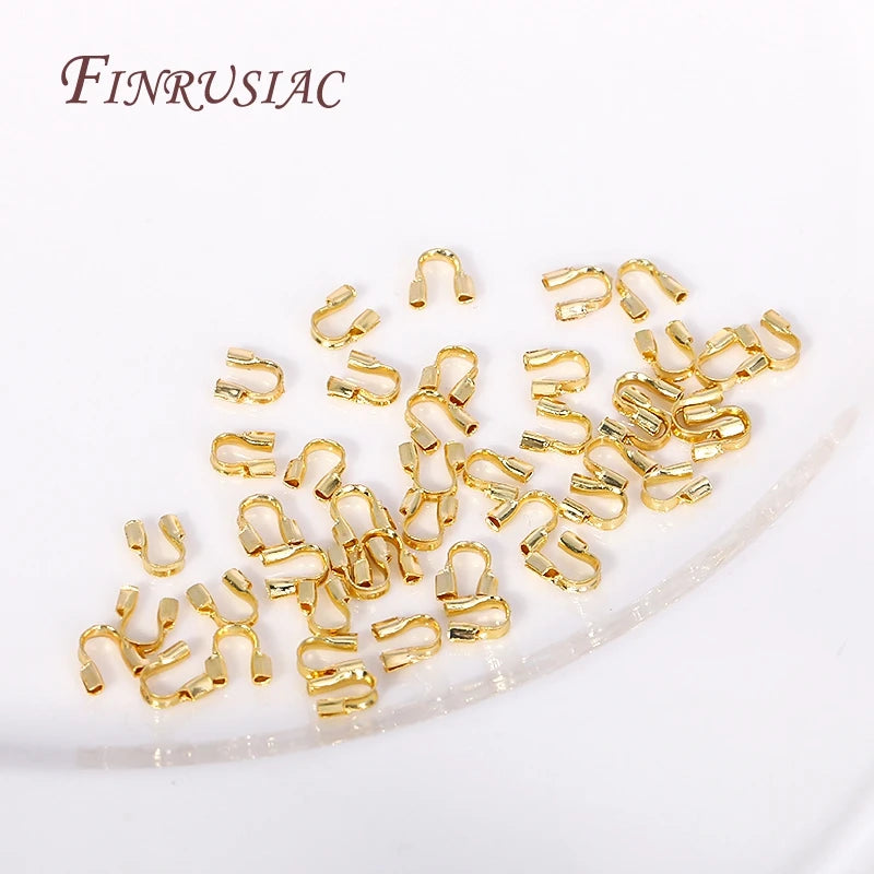 18K/14K Gold Plated Wire Guardian Cord Protectors | DIY Jewelry Jewelry Findings P3