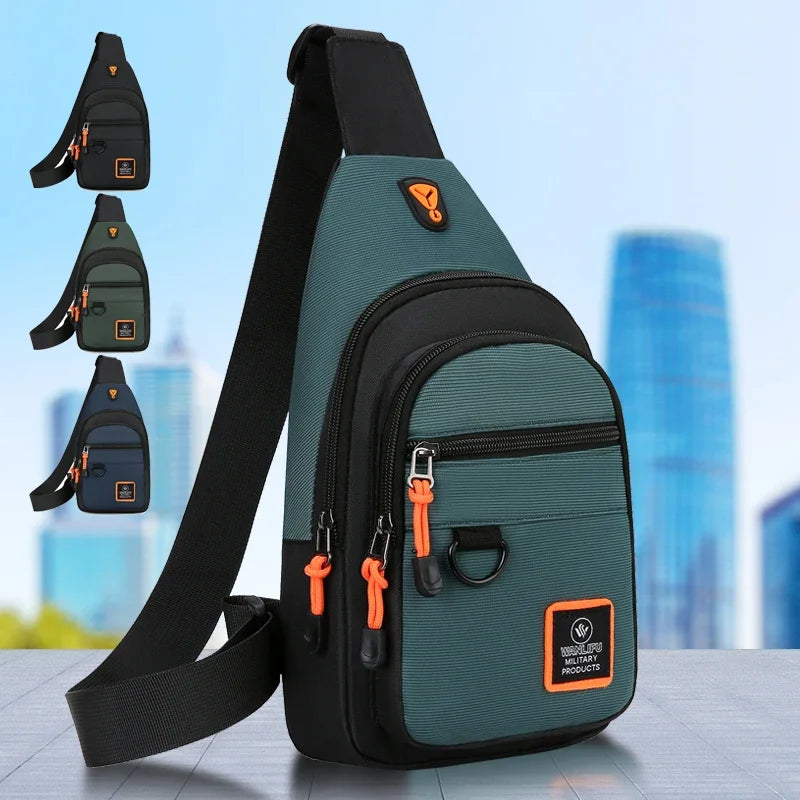 Men's Waterproof Crossbody Chest Bag | Hiking & Travel Crossbody Chest Bag P3