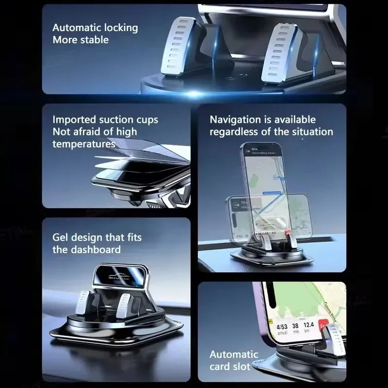 360° Silicone Dashboard Car Phone Mount – Universal Holder Car Phone Mount P3