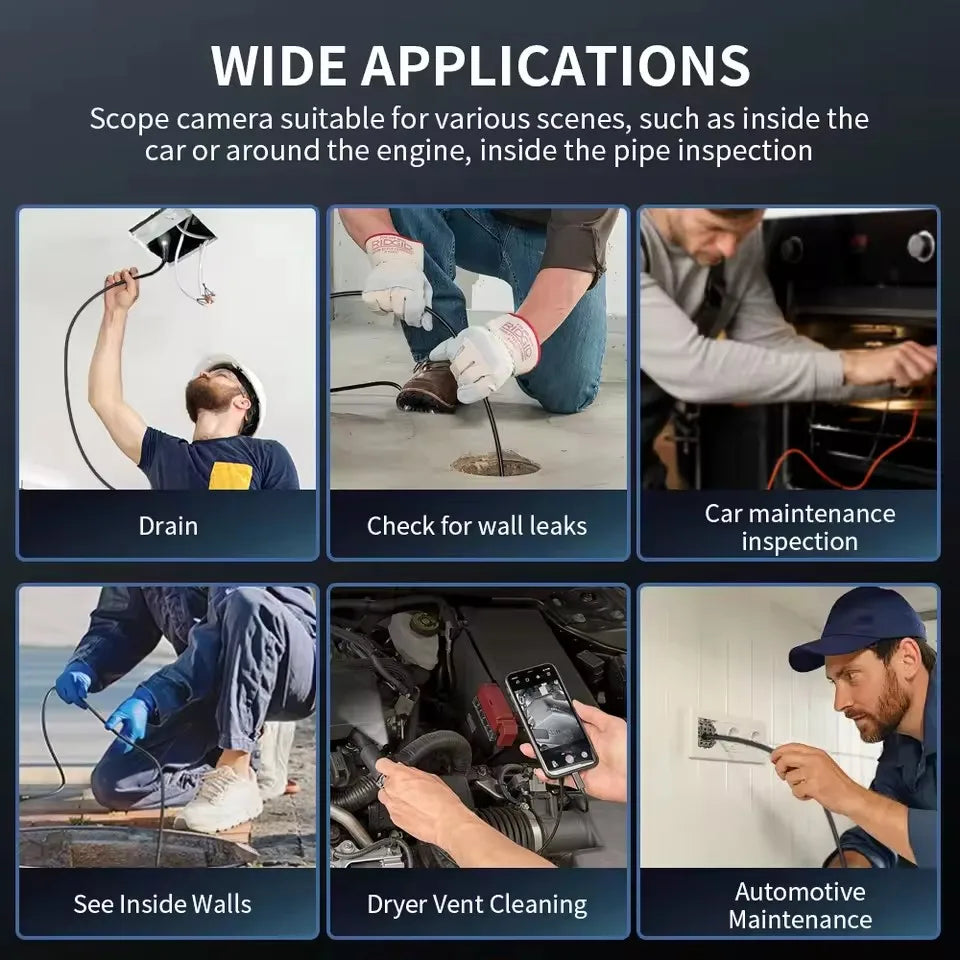 7mm USB-C Borescope Inspection Camera | IP67 | 6 LED | Android Borescope Inspection Camera P3