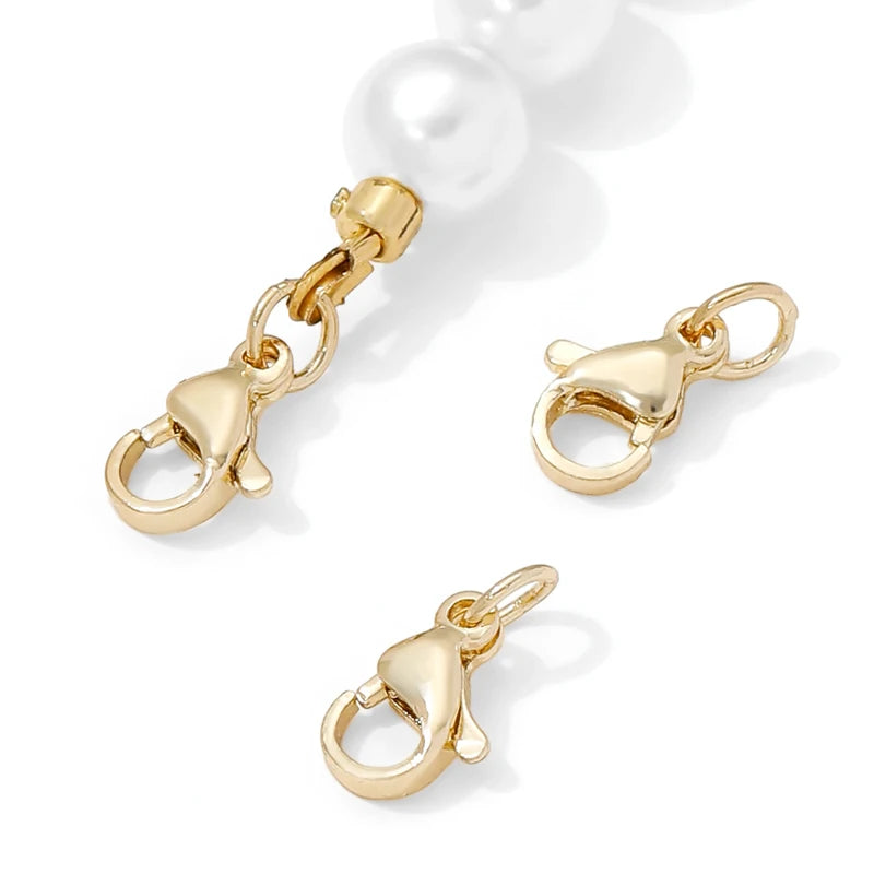 Gold Plated 10mm Lobster Clasps – DIY Bracelet Jewelry Findings Jewelry Clasps P3