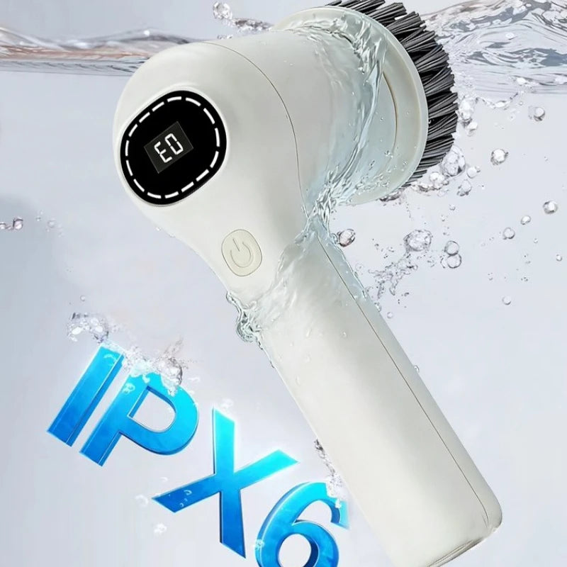 Cordless Electric Spin Scrubber – Replaceable Brush Heads Electric Spin Scrubber P3