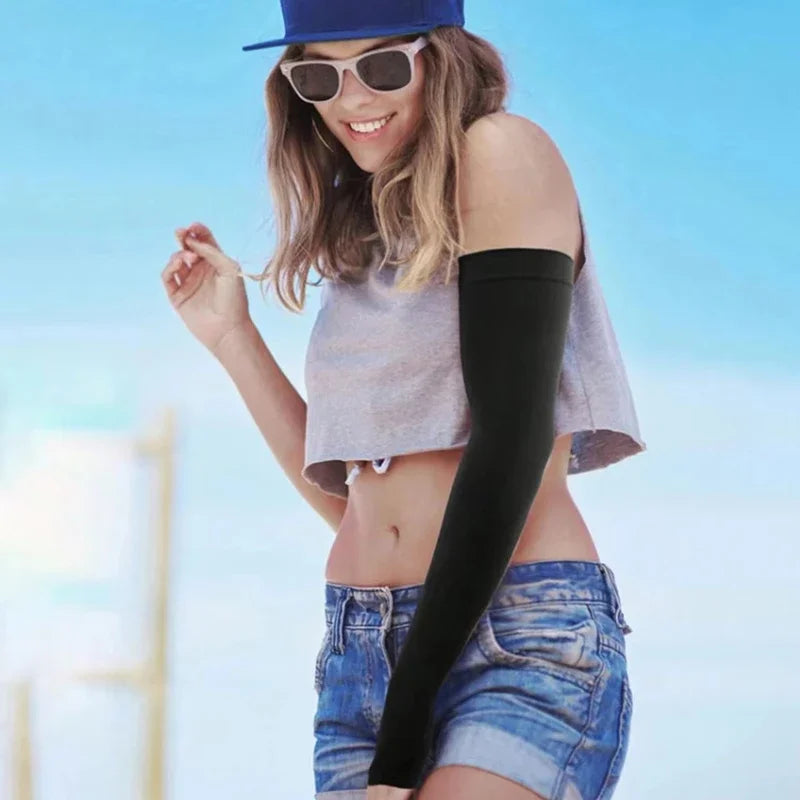UPF 50+ Ice Silk UV Arm Sleeves – Unisex Sun Protection UV Arm Sleeves P3