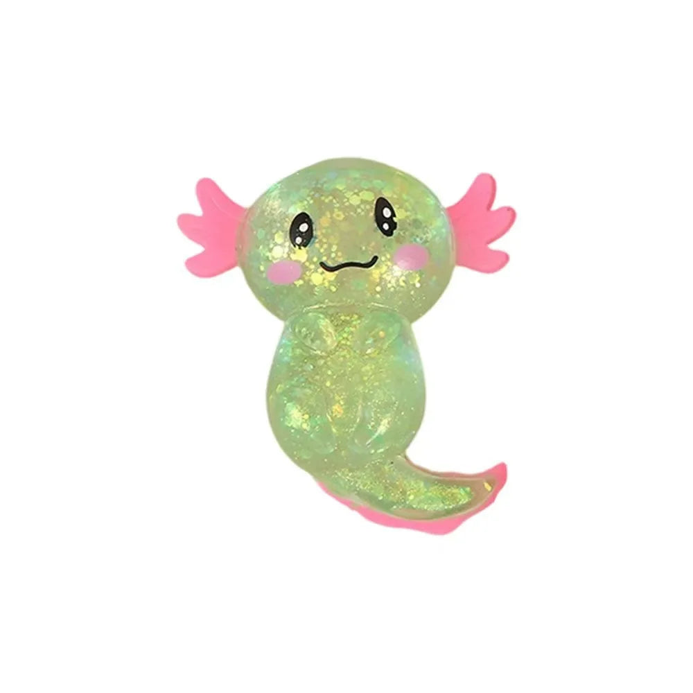 Axolotl Squishy Fidget Toys 2-Pack | Slow-Rise Salamander Squish Squishy Fidget Toy P3