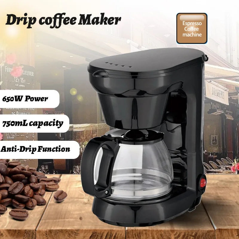 DUTRIEUX 750ml Automatic Drip Coffee Maker | Coffee Pot Drip Coffee Maker P3