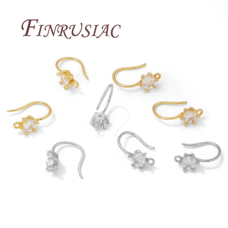 18K Gold Plated French Hook Earwires | DIY Jewelry Findings Earring Hooks Findings P3