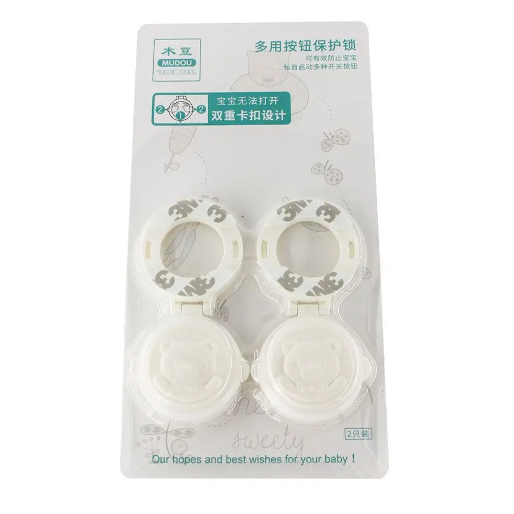 Baby Proofing Button Protection Covers | Child Safety Locks 2-Pack Baby Safety Lock P3