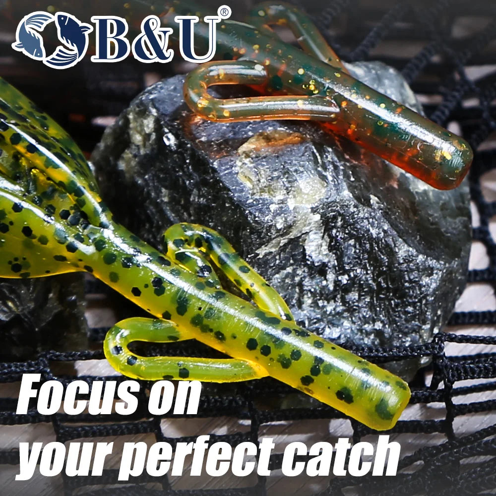B&U Soft Crayfish Shrimp Creature Baits – Floating Bass Lures Soft Fishing Lure P3