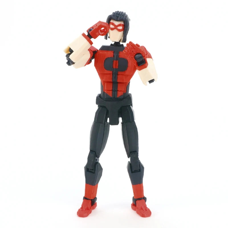 Invincible-Inspired 3D Printed Multi-Joint Posable Action Figure Posable Action Figure P3