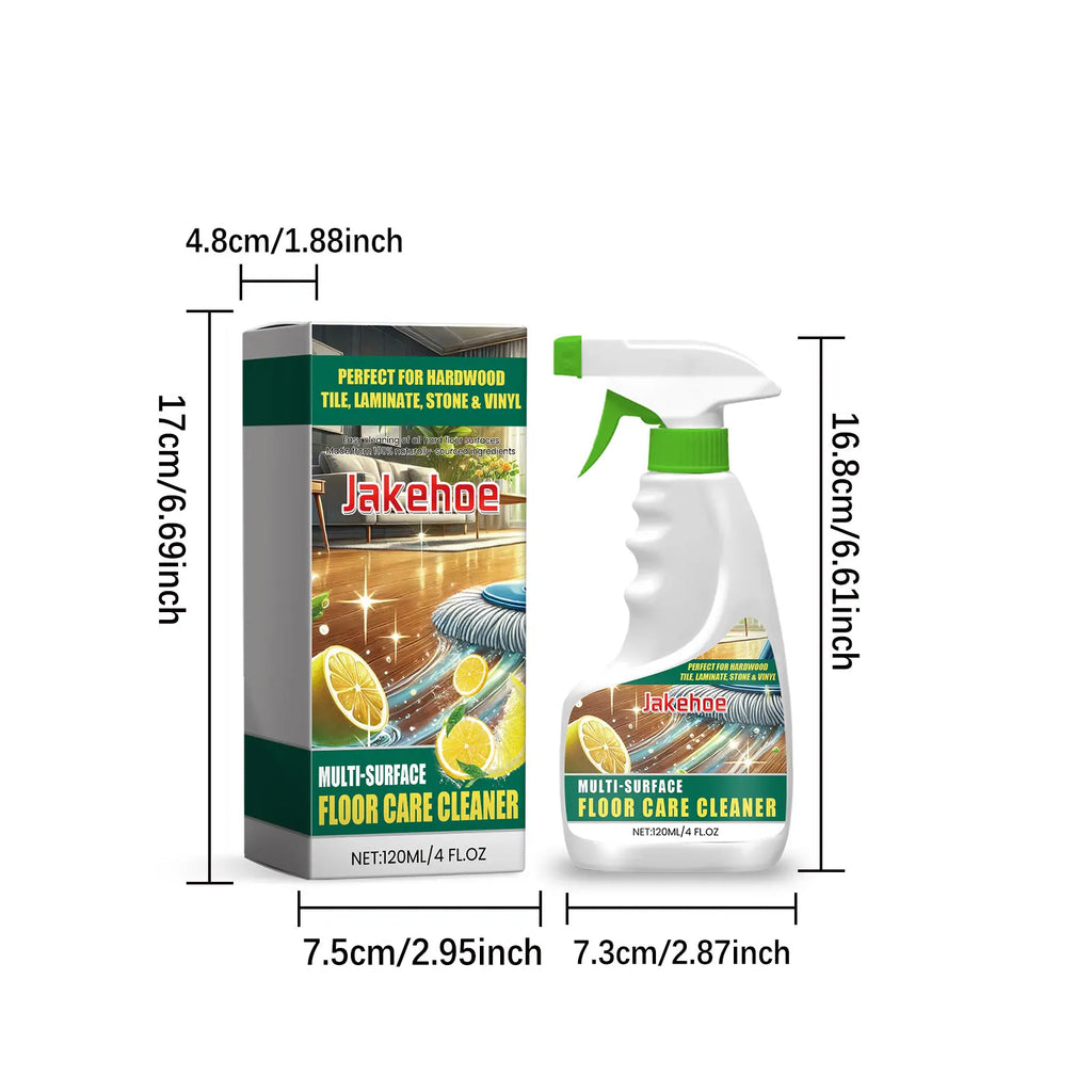 JAKEHOE Floor Cleaner Spray – Multi-Surface Shine No Residue 120ml Floor Cleaner Spray P3