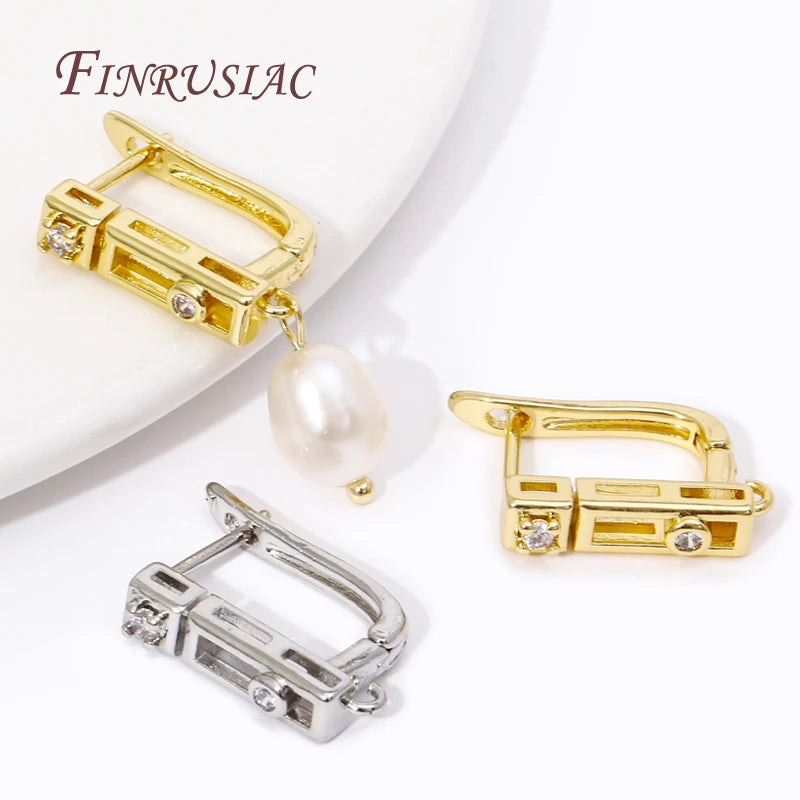 18K Gold Plated Earring Hooks – DIY Jewelry Findings | FINRUSIAC Earring Hooks Findings P3