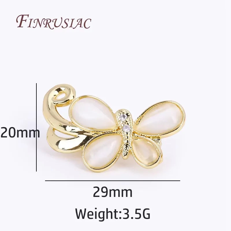 18K Gold Plated Pearl Clasp | DIY Necklace Bracelet Connector Jewelry Clasp Connector P3 18K Real Gold Plated 1 piece