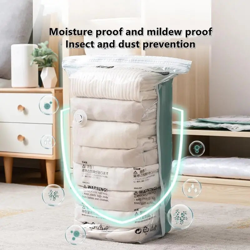 No-Pump Vacuum Compression Storage Bags – Extra Large Vacuum Storage Bags P3