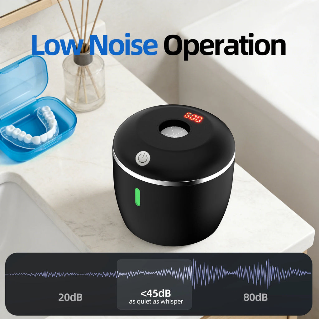 Ultrasonic UV Retainer & Denture Cleaner – 45kHz, USB/Battery Ultrasonic Cleaner P3