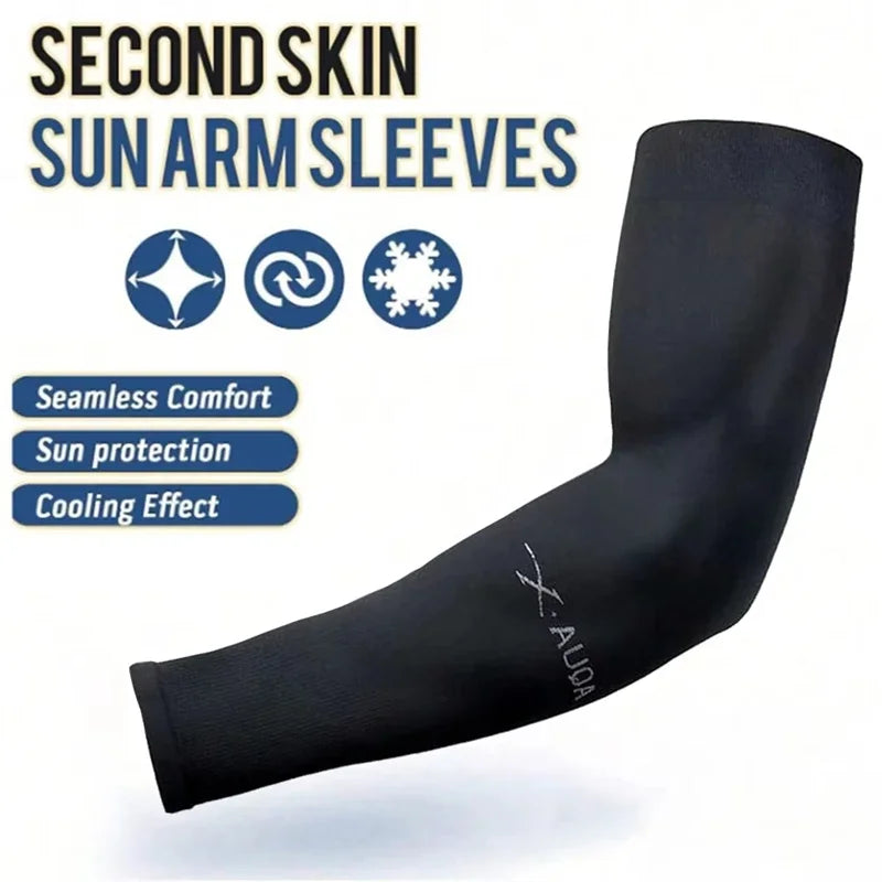 UPF 50+ Ice Silk UV Arm Sleeves – Unisex Sun Protection UV Arm Sleeves P3